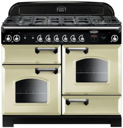 Rangemaster Classic 110cm Dual Fuel Range Cooker - Cream.